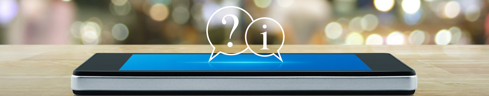 FAQ iPhone mit Fragezeichen