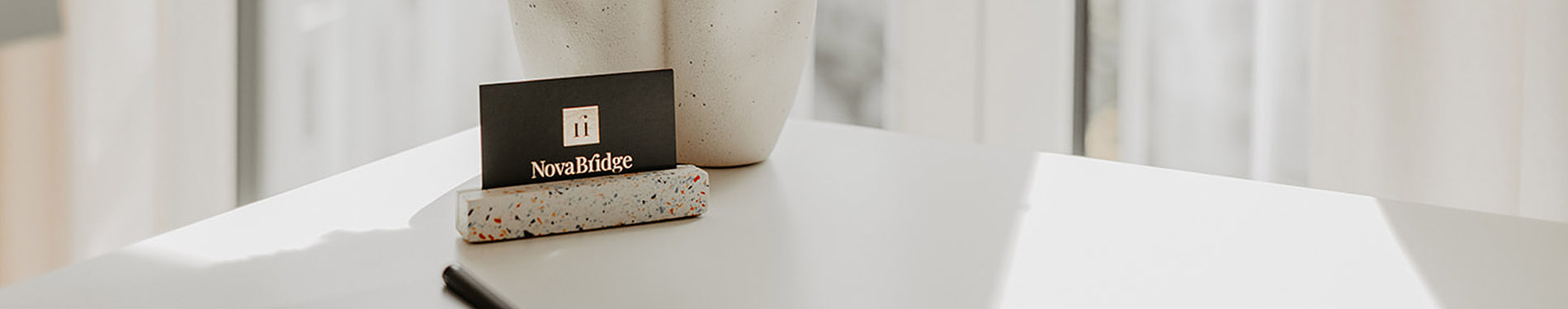 Kontakt Visitenkarte NovaBridge